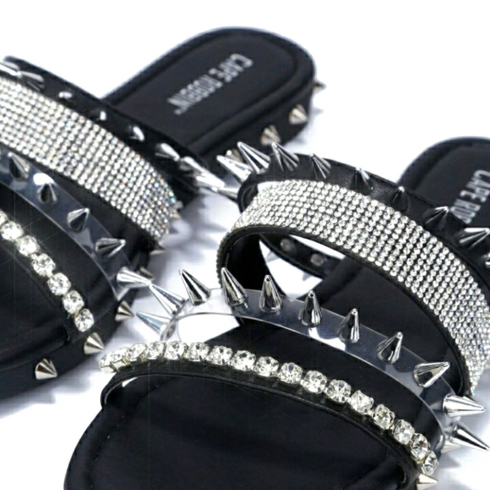Dolls Kill Spikes and Bling Sandals